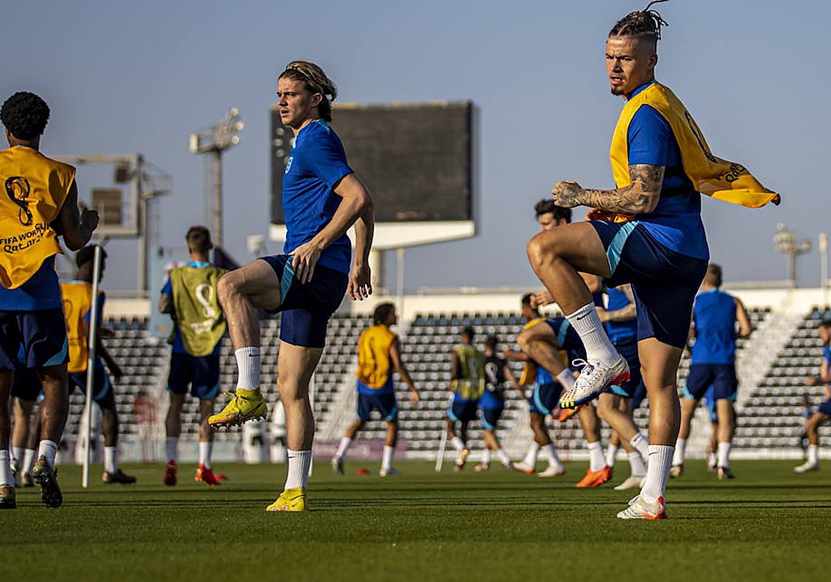 Entrenamiento de la selección inglesa