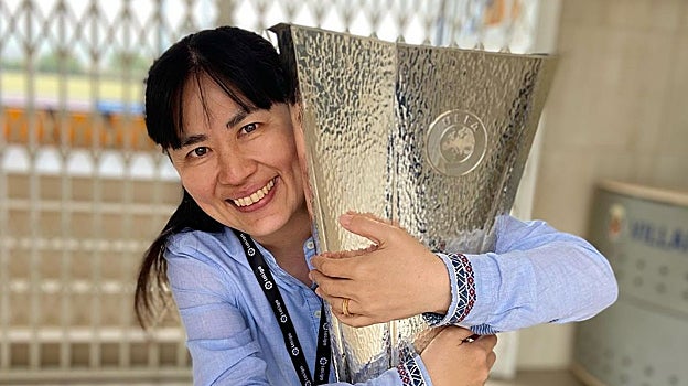 Yuriko Saeki, la colega japonesa de Luis Enrique