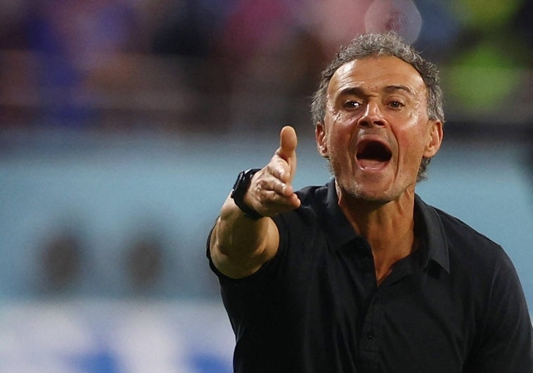 Luis Enrique: «Han sido cinco minutos de pánico»