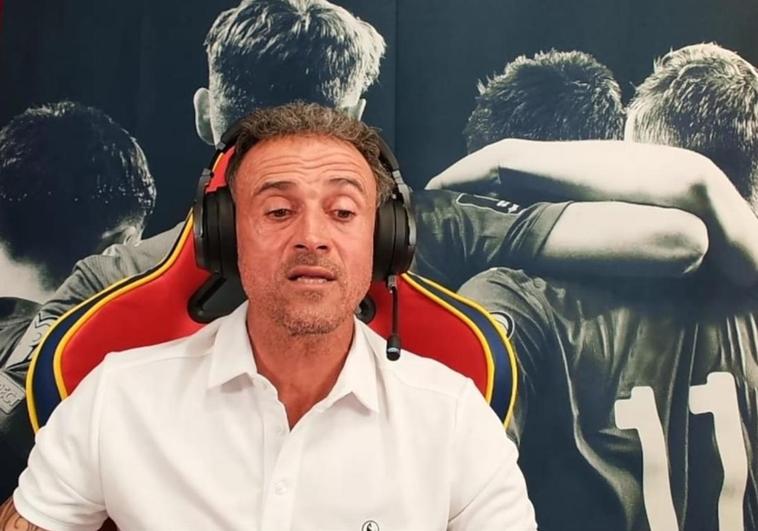 Luis Enrique en Twitch: «Creo que la línea de la selección es ascendente»