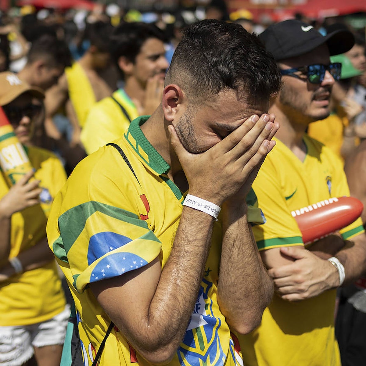 Brasil, de la euforia al llanto