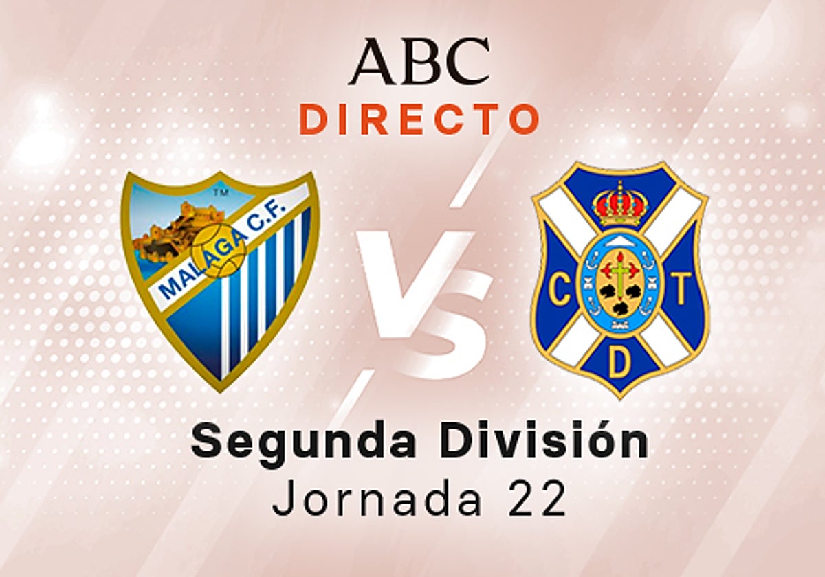 Málaga - Tenerife, estadísticas del partido