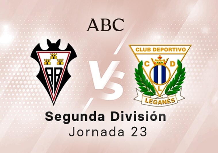 Albacete - Leganés en directo hoy: partido de la Liga SmartBank, jornada 23