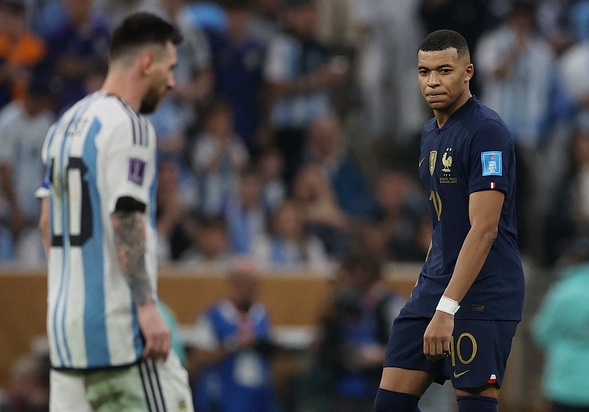 Messi y Mbappé, dos de los jugadores presentes en el once ideal del Mundial