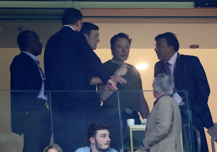 Elon Musk aparece junto a Jared Kushner, el yerno de Trump, en la final del Mundial de Qatar