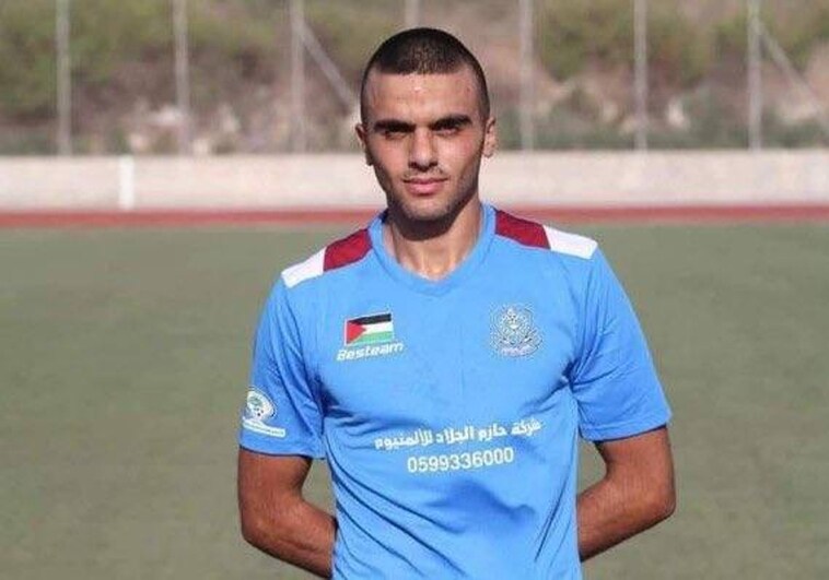 El ejército israelí mata a un futbolista palestino de 23 años