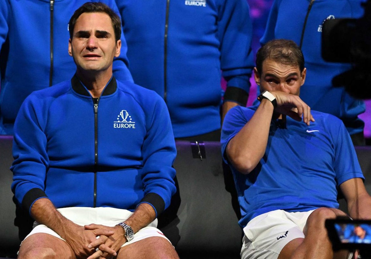 Federer no pudo contener la emoción en su adiós