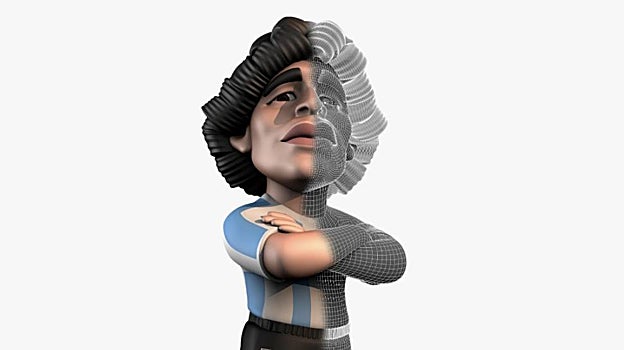 Minix: las figuras coleccionables de Benzema, Simeone, Mbappé y Maradona que casi cobran vida