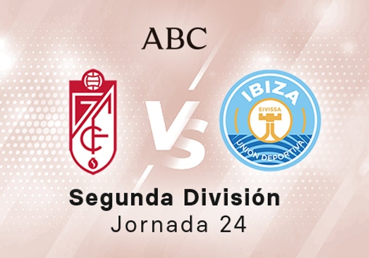 Granada - Ibiza en directo hoy: partido de la Liga SmartBank, jornada 24