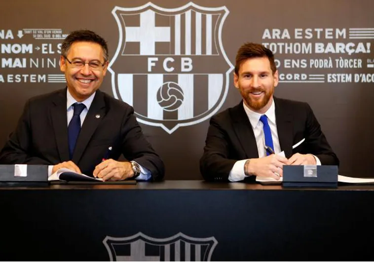Bartomeu se defiende y asegura que no filtró el contrato de Messi
