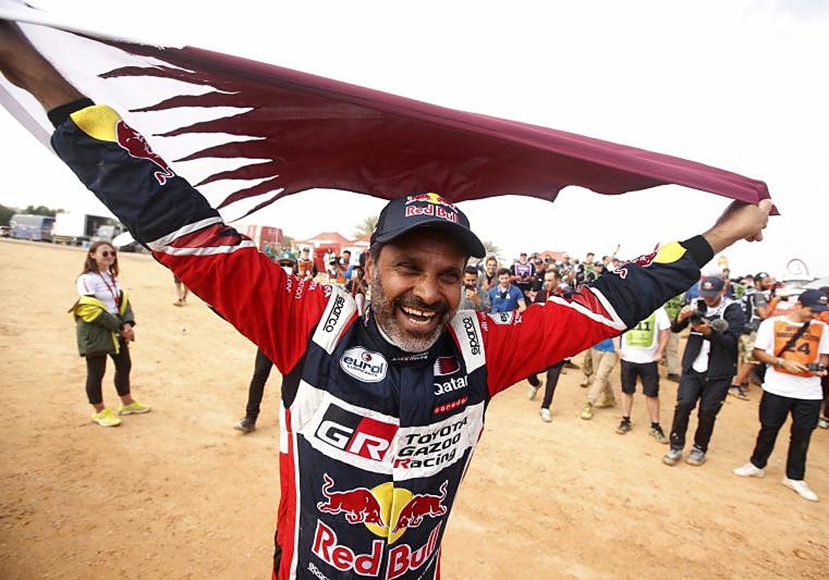 Nasser Al Attiyah celebra su quinto triunfo en el Dakar