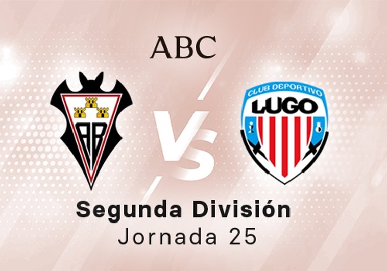 Albacete - Lugo, estadísticas del partido