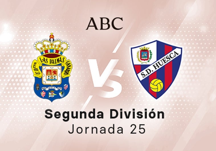 Las Palmas - Huesca en directo hoy: partido de la Liga SmartBank, jornada 25