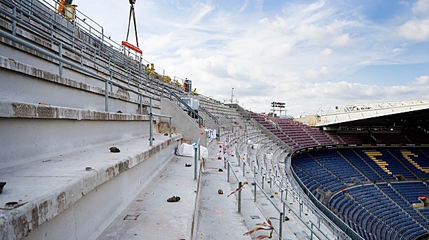 Las obras del Camp Nou