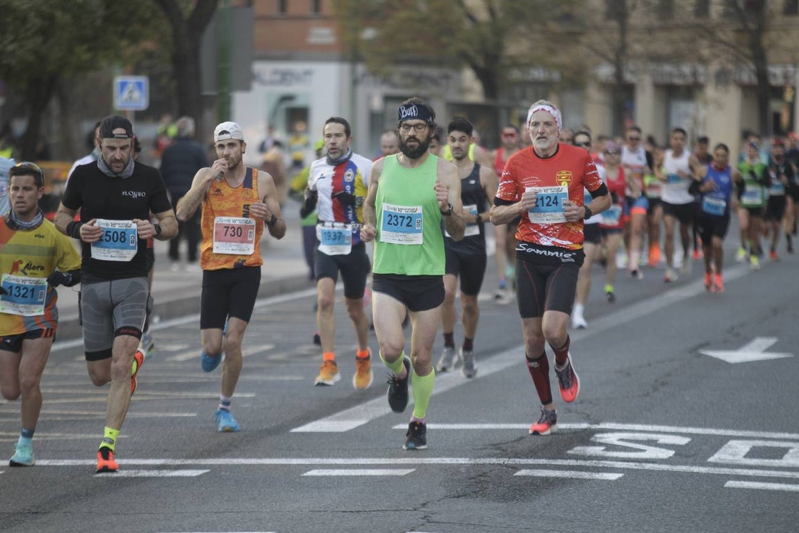 Corredores en la Media Maratón de Sevilla 2023