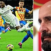 La justificación de Monchi ante su polémico 'me gusta' a la patada a Vinicius