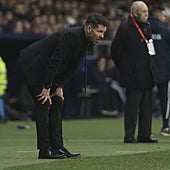 Simeone sobre su continuidad: «Hablaré con Miguel Ángel, si salimos terceros o si salimos sextos»