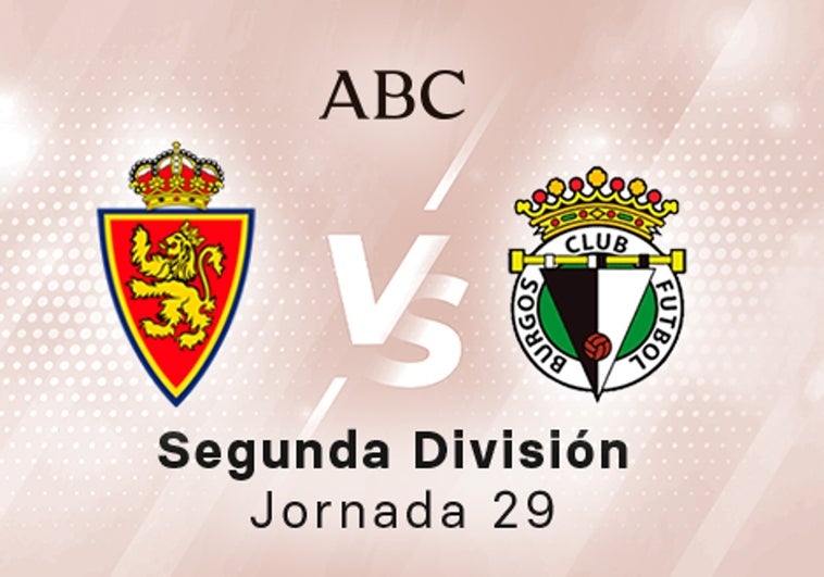 Zaragoza - Burgos, estadísticas del partido