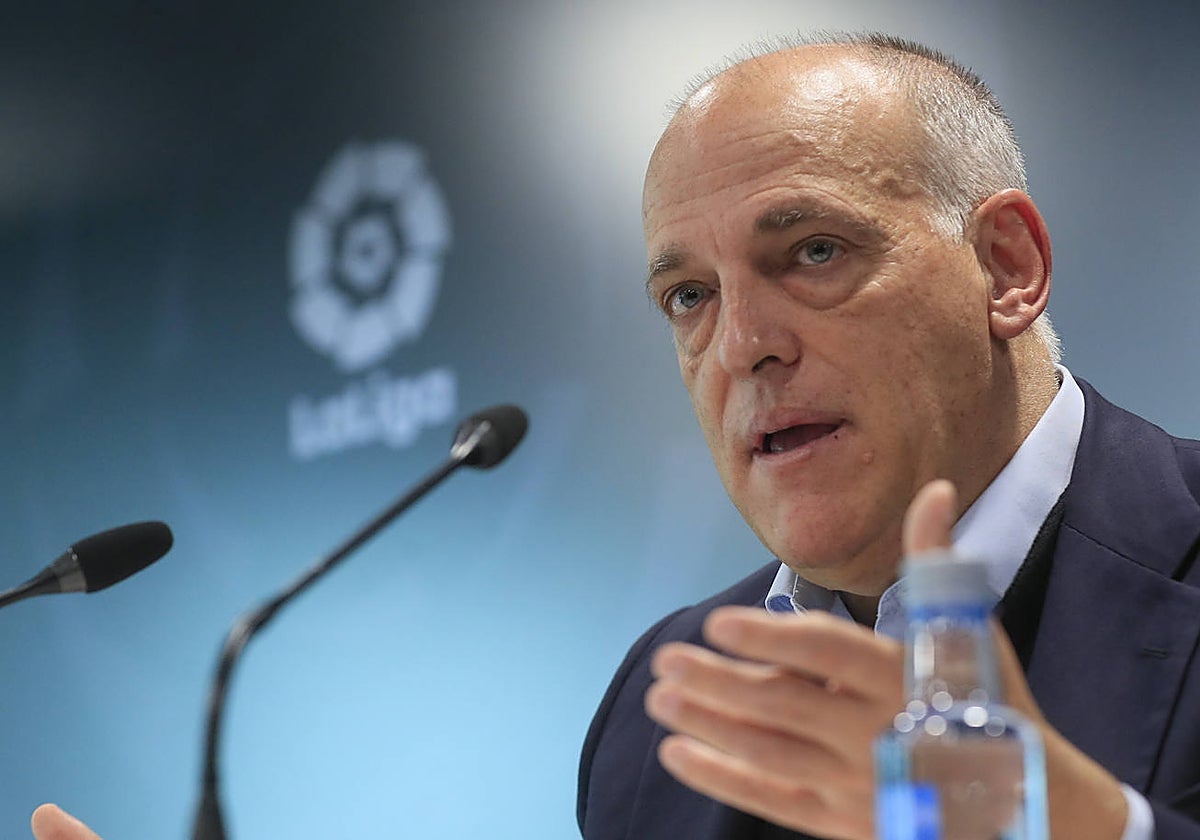 Tebas, presidente de LaLiga