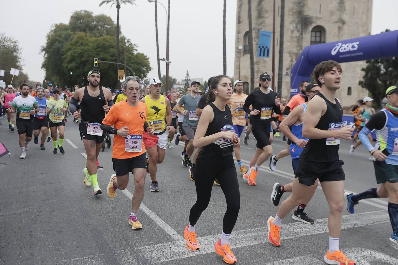 Participantes en el Maratón de Sevilla 2023