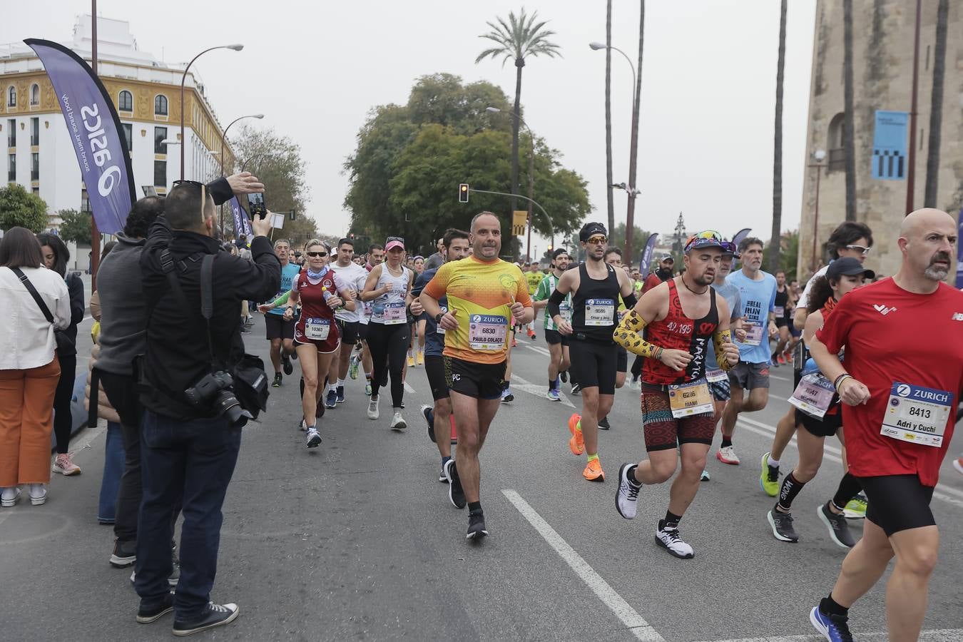 Participantes en el Maratón de Sevilla 2023