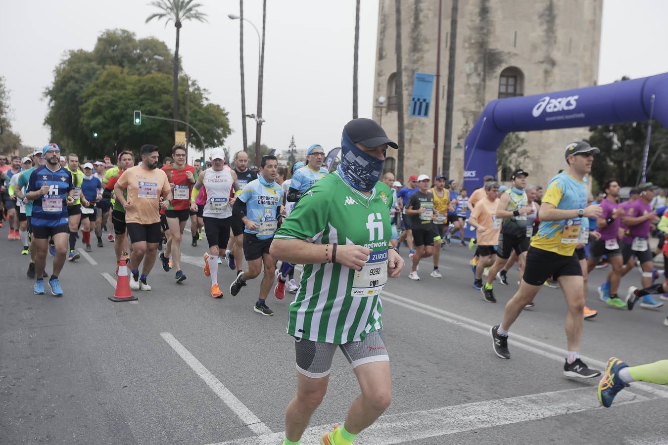 Participantes en el Maratón de Sevilla