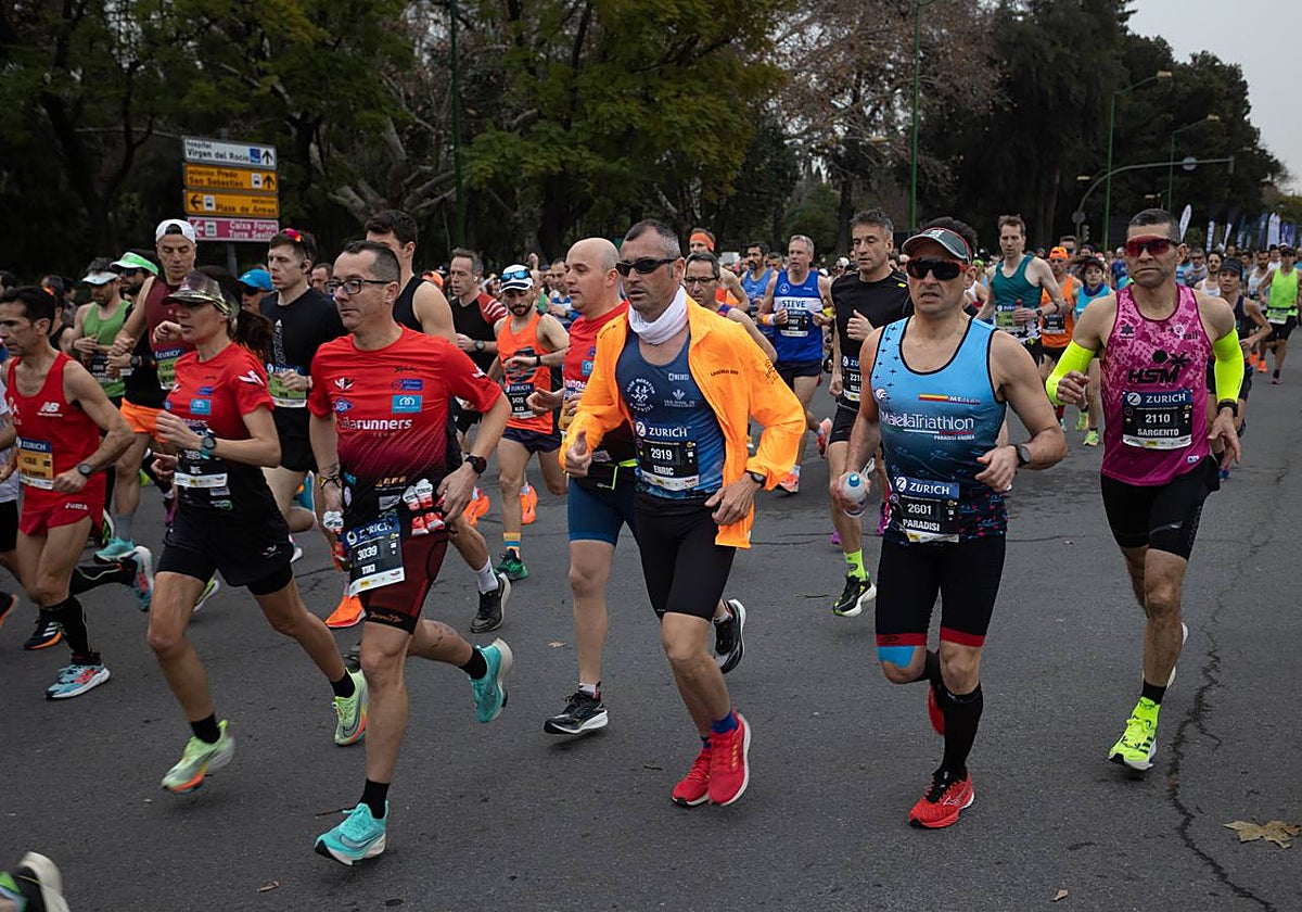 Participantes en el Zurich Maratón de Sevilla 2023
