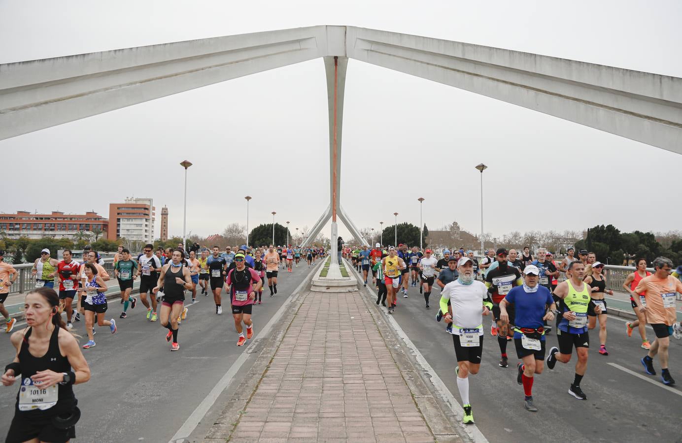 Participantes en el Maratón de Sevilla 2023