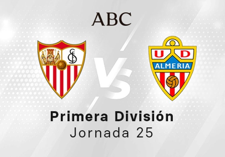 Sevilla - Almería, estadísticas del partido