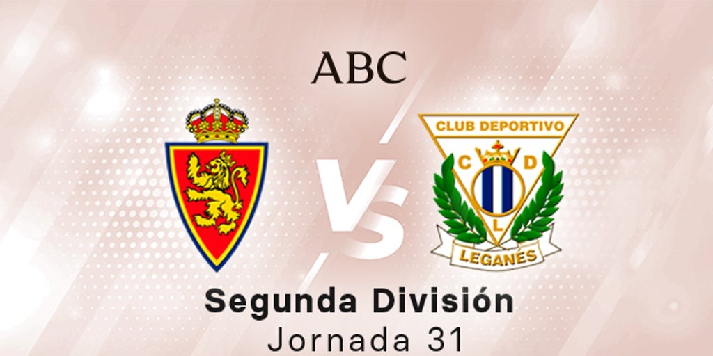 Zaragoza – Leganés, estadísticas del partido
