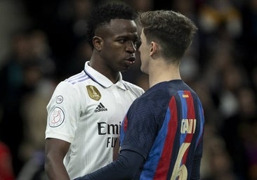 Del Vinicius-Gavi al Carvajal-Xavi: noche de tensión y piques en el Bernabéu