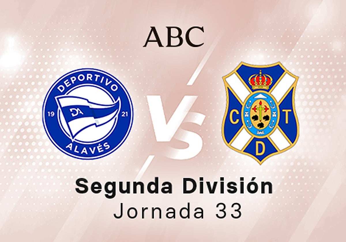 Alavés - Tenerife, estadísticas del partido