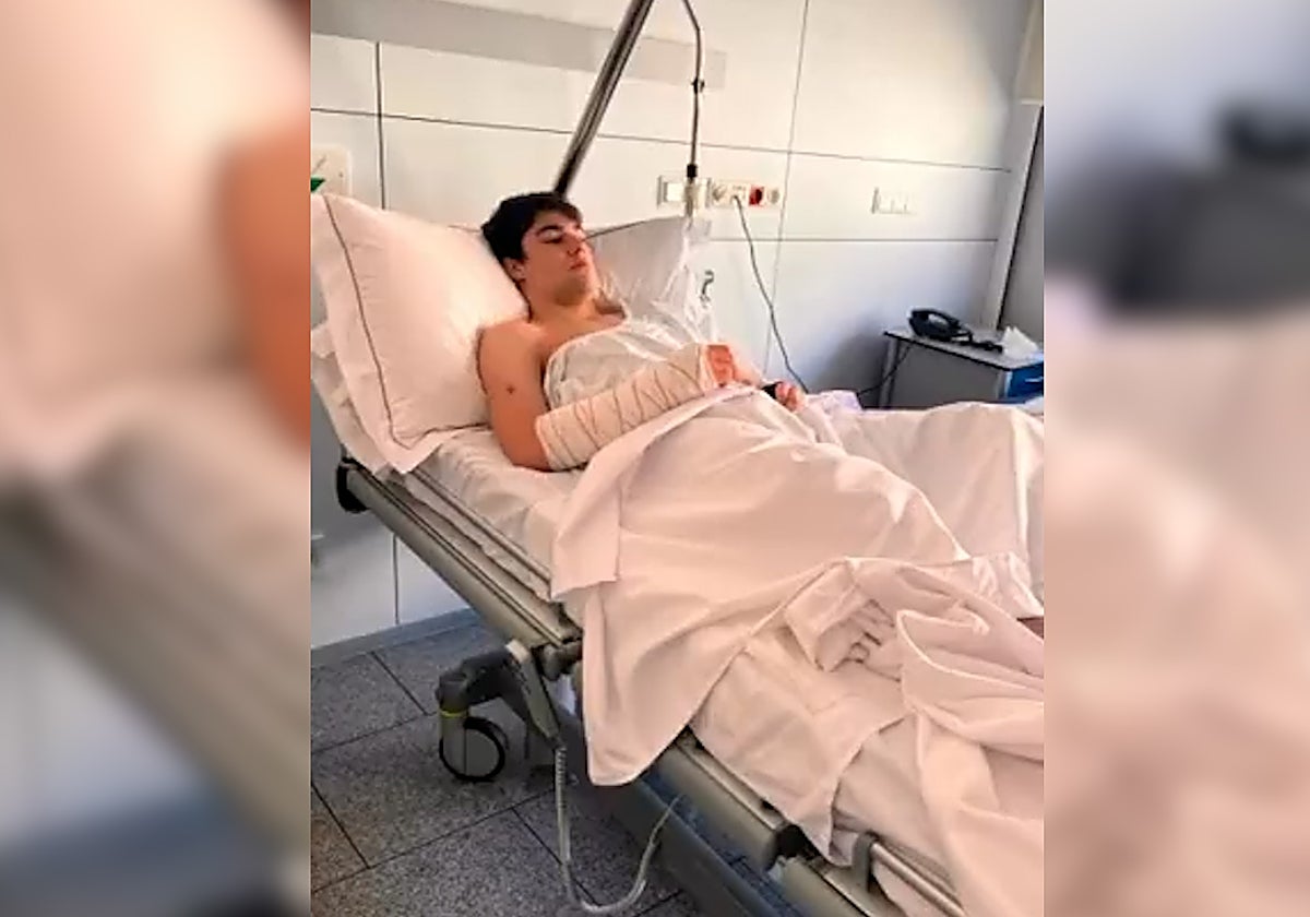 Lance Stroll, en el hospital