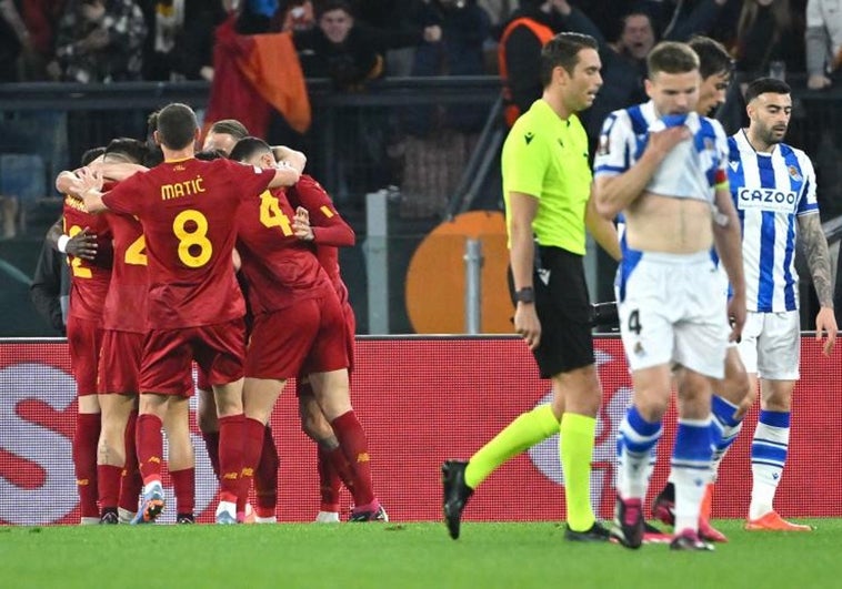 La Real Sociedad, obligada a remontar en Anoeta ante una defensiva Roma