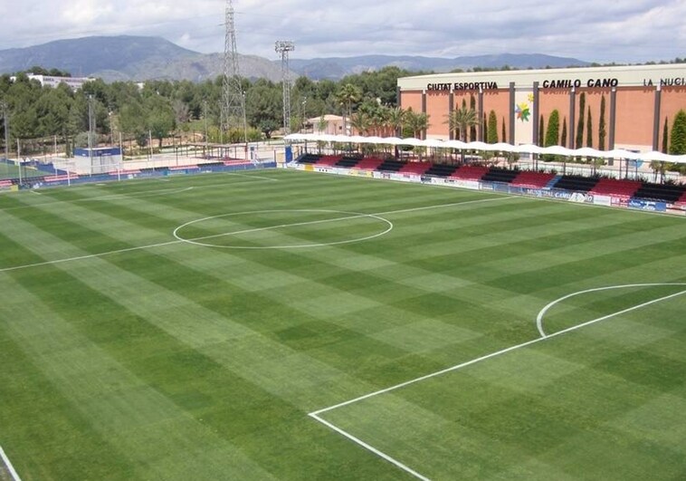 El partido La Nucía-Amorebieta debía jugarse este sábado en el estadio Camilo Cano