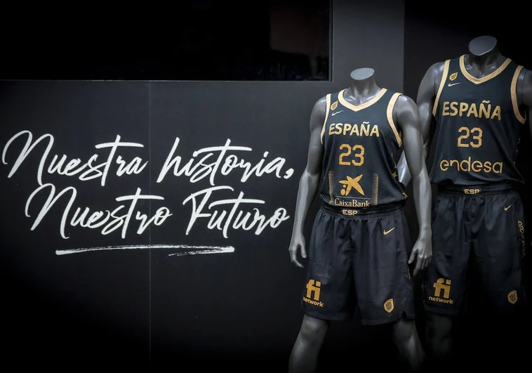 Los secretos de la camiseta negra del centenario del baloncesto español
