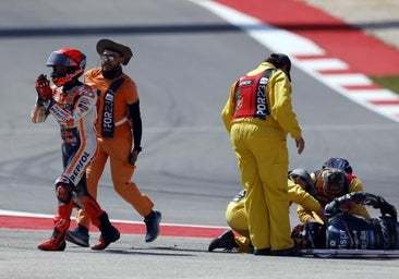 Márquez no se libra de la sanción y la cumplirá en la próxima carrera de MotoGP en la participe