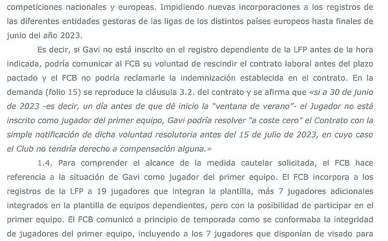 Imagen - En el contrato de renovación Gavi y el Barça firmaron que el jugador será libre si el club no logra inscribirle