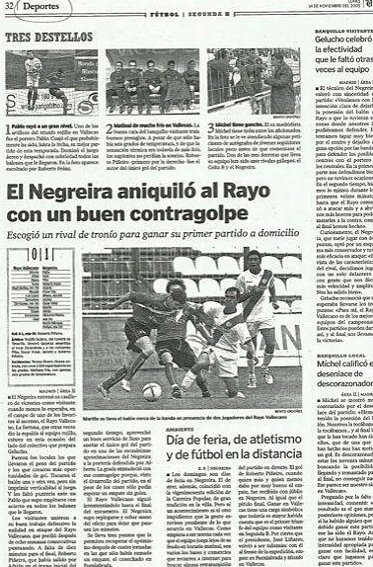 Imagen - El otro Negreira del fútbol del que muy pocos hablan