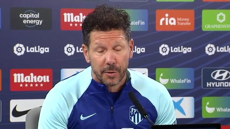 Simeone: "Cuando uno tiene una forma de jugar seguramente tiene un buen paso hecho"