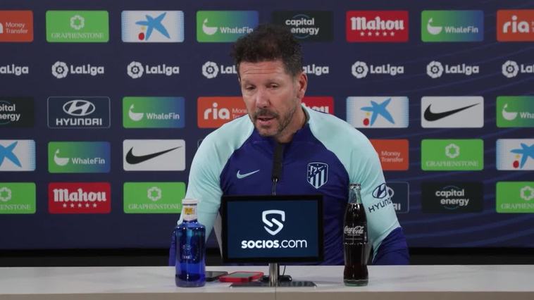 Simeone: "Siempre se malinterpreta nuestro estilo de juego"