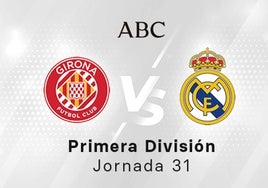 Girona - Real Madrid, estadísticas del partido