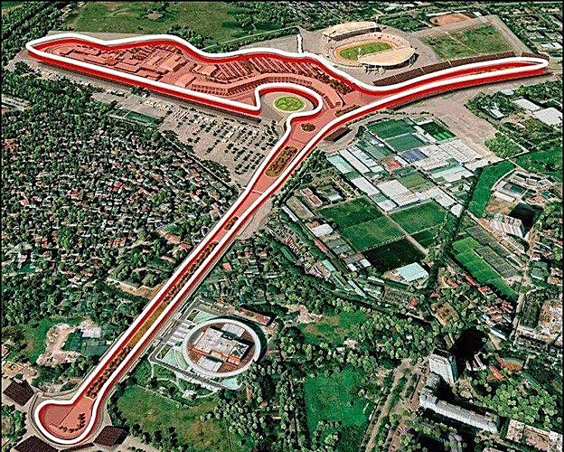 Una imagen virtual del circuito de Hanoi