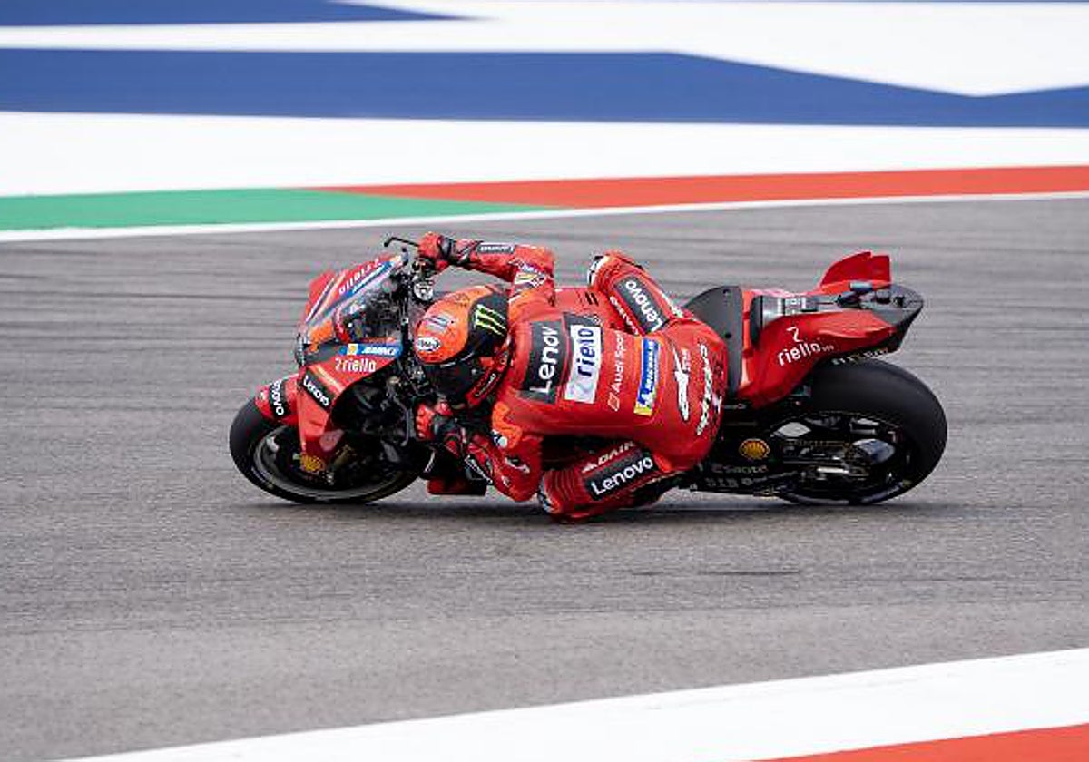 Francesco Bagnaia, en el circuito de Austin