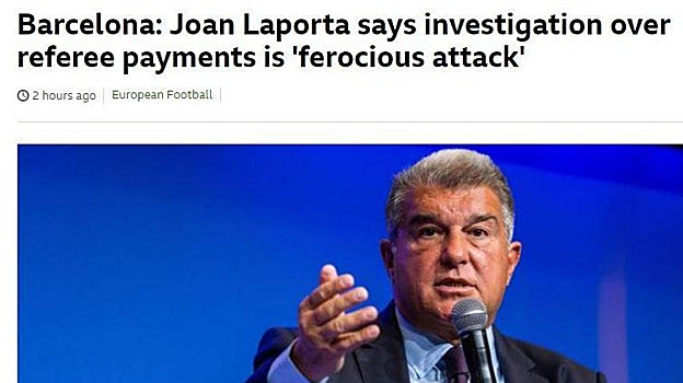 La prensa internacional, sorprendida por el «contraataque» de Laporta contra el Real Madrid