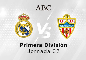 Real Madrid - Almería, estadísticas del partido