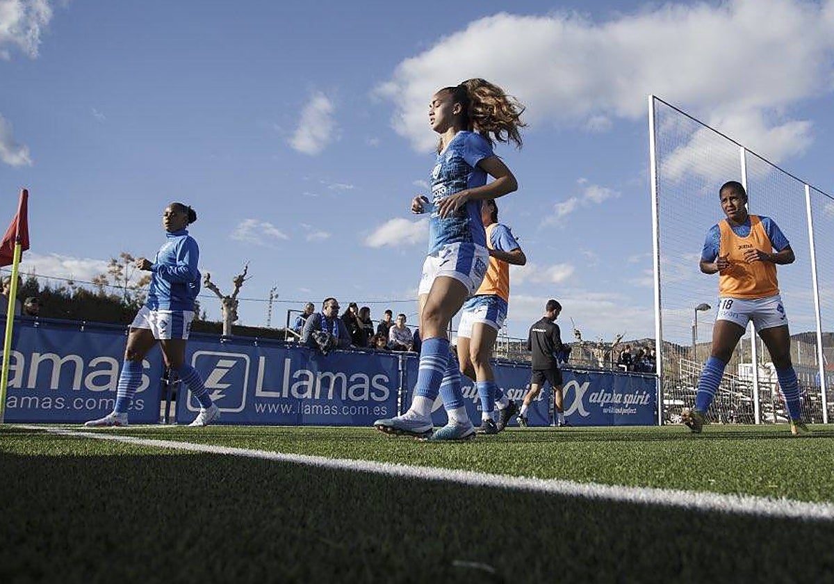 Imagen de un calentamiento del equipo