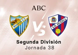 Málaga - Huesca en directo hoy: partido de la Liga SmartBank, jornada 38