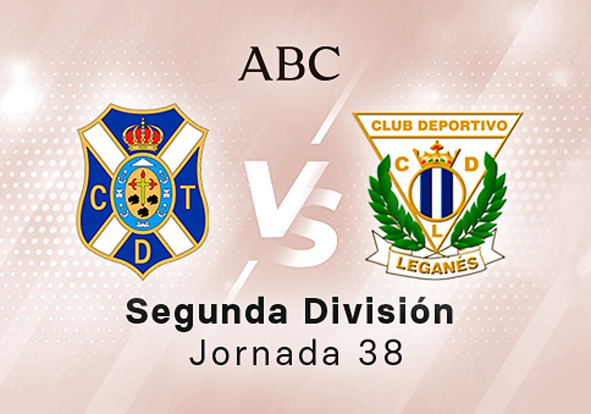Tenerife - Leganés en directo hoy: partido de la Liga SmartBank, jornada 38