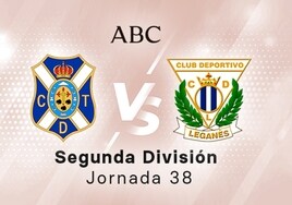 Tenerife - Leganés en directo hoy: partido de la Liga SmartBank, jornada 38